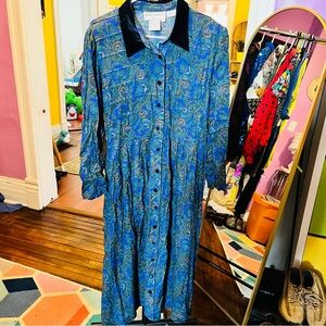 Vintage paisley dress